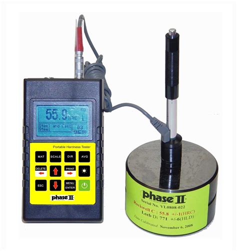 Portable hardness tester with a new vision Measurement and 